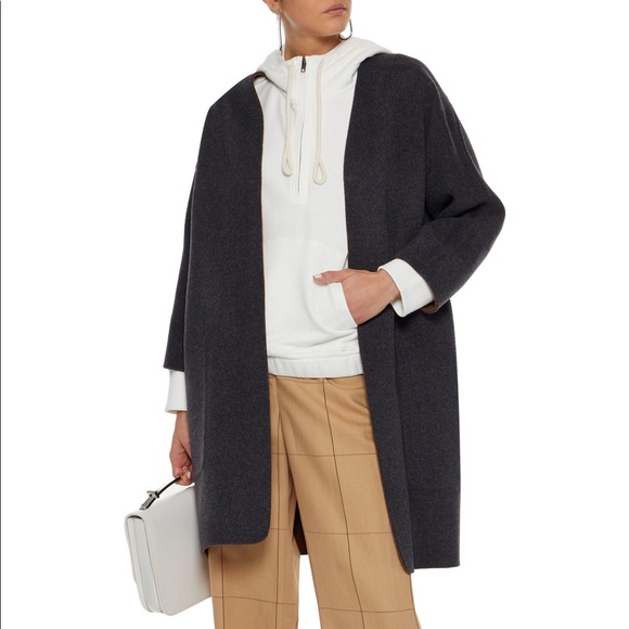 NWT $695 Vince Reversible Wool Cardigan Coat Jacket - Picture 3 of 8